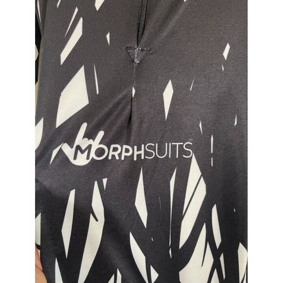 Morph Costume Kid L Black One Piece Jumpsuit Alien Halloween Monster Goblin 80s - Picture 7 of 10